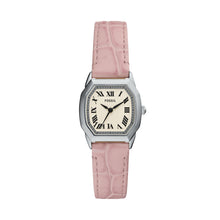 Load image into Gallery viewer, Harlow Three-Hand Light Pink Leather Watch
