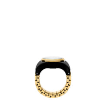 Load image into Gallery viewer, Watch Ring Two-Hand Gold-Tone Stainless Steel
