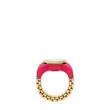 Load image into Gallery viewer, Watch Ring Two-Hand Pink Stainless Steel
