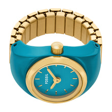 Load image into Gallery viewer, Watch Ring Two-Hand Gold-Tone Stainless Steel
