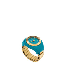Load image into Gallery viewer, Watch Ring Two-Hand Gold-Tone Stainless Steel
