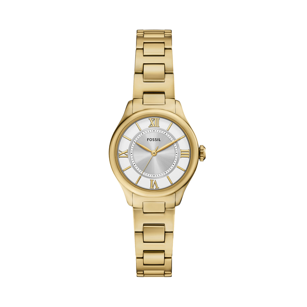 Gilmore Three-Hand Gold-Tone Stainless Steel Watch