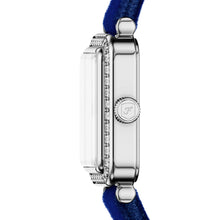 Load image into Gallery viewer, Raquel Two-Hand Blue Velvet Watch
