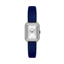 Load image into Gallery viewer, Raquel Two-Hand Blue Velvet Watch
