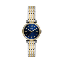 Load image into Gallery viewer, Carlie Three-Hand Two-Tone Stainless Steel Watch
