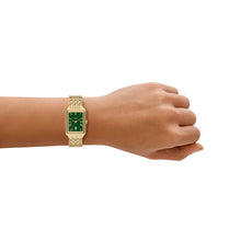 Load image into Gallery viewer, Raquel Three-Hand Gold-Tone Stainless Steel Watch
