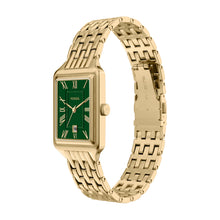 Load image into Gallery viewer, Raquel Three-Hand Gold-Tone Stainless Steel Watch
