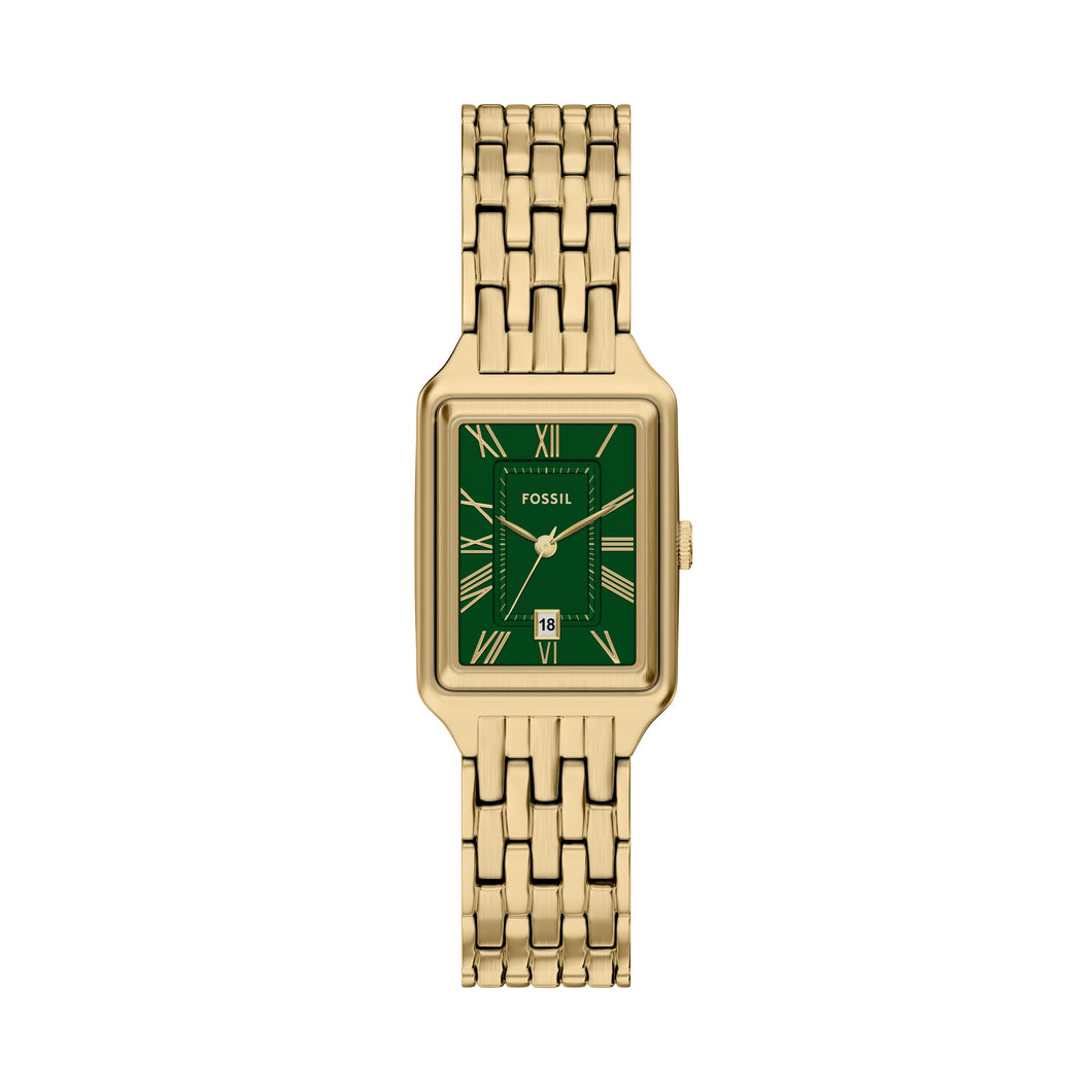 Raquel Three-Hand Gold-Tone Stainless Steel Watch