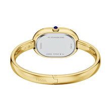 Load image into Gallery viewer, Sloan Three-Hand Gold-Tone Stainless Steel Watch Bangle
