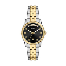 Load image into Gallery viewer, Scarlette Three-Hand Day-Date Two-Tone Stainless Steel Watch
