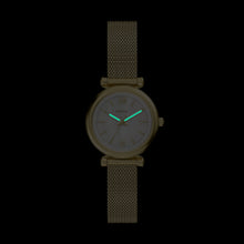 Load image into Gallery viewer, Carlie Mini Three-Hand Gold-Tone Stainless Steel Watch
