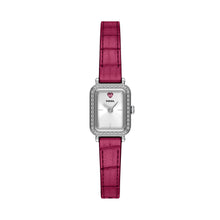 Load image into Gallery viewer, Raquel Mini Two-Hand Pink Leather Watch
