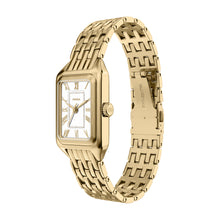 Load image into Gallery viewer, Raquel Mini Three-Hand Gold-Tone Stainless Steel Watch

