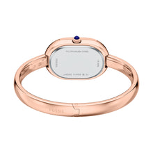 Load image into Gallery viewer, Sloan Three-Hand Rose Gold-Tone Stainless Steel Watch Bangle

