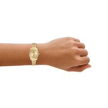 Load image into Gallery viewer, Scarlette Mini Three-Hand Gold-Tone Stainless Steel Watch

