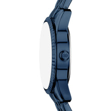 Load image into Gallery viewer, Scarlette Three-Hand Navy Stainless Steel Watch
