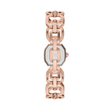 Load image into Gallery viewer, Harlow Mini Two-Hand Rose Gold-Tone Stainless Steel Watch
