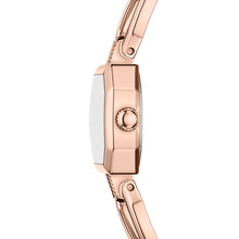 Load image into Gallery viewer, Harlow Mini Two-Hand Rose Gold-Tone Stainless Steel Watch
