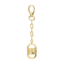 Load image into Gallery viewer, Watch Bag Charm Two-Hand Gold-Tone Alloy
