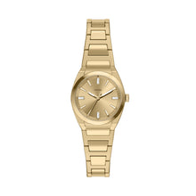 Load image into Gallery viewer, Everett Three-Hand Gold-Tone Stainless Steel Watch
