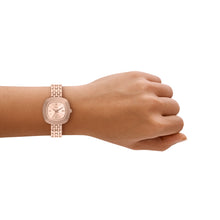 Load image into Gallery viewer, Emerson 30mm Three-Hand Rose Gold-Tone Stainless Steel Watch

