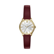 Load image into Gallery viewer, Gilmore 28mm Three-Hand Red Leather Watch
