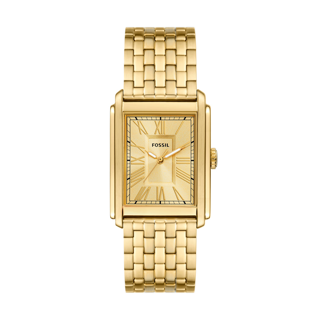 Carraway Three-Hand Gold-Tone Stainless Steel Watch