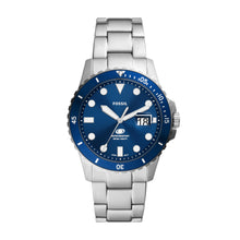 Load image into Gallery viewer, Fossil Blue Dive Three-Hand Date Stainless Steel Watch
