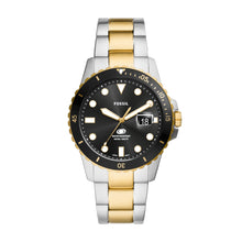 Load image into Gallery viewer, Fossil Blue Dive Three-Hand Date Two-Tone Stainless Steel Watch
