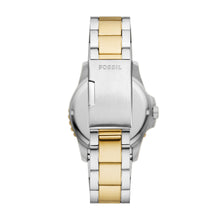 Load image into Gallery viewer, Fossil Blue Dive Three-Hand Date Two-Tone Stainless Steel Watch
