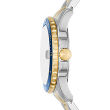 Load image into Gallery viewer, Fossil Blue Dive Three-Hand Date Two-Tone Stainless Steel Watch
