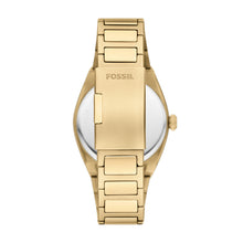 Load image into Gallery viewer, Everett Three-Hand Gold-Tone Stainless Steel Watch
