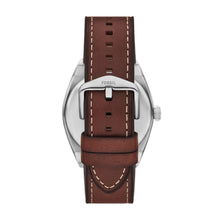 Load image into Gallery viewer, Everett Three-Hand Date Brown Leather Watch and Bracelet Set
