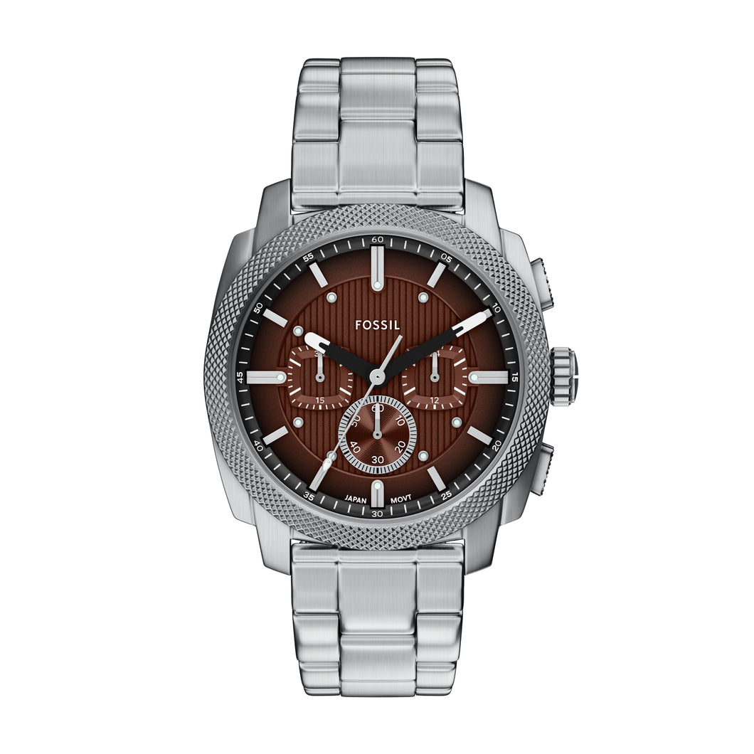 Machine Chronograph Stainless Steel Watch