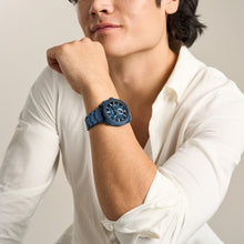 Load image into Gallery viewer, Machine Chronograph Navy Stainless Steel Watch
