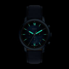 Load image into Gallery viewer, Neutra Chronograph Navy Leather Watch
