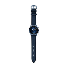 Load image into Gallery viewer, Neutra Chronograph Navy Leather Watch
