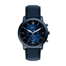Load image into Gallery viewer, Neutra Chronograph Navy Leather Watch

