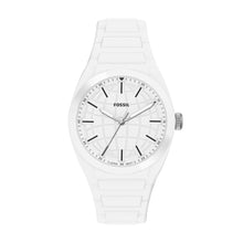 Load image into Gallery viewer, Everett Three-Hand White Silicone Watch
