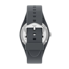 Load image into Gallery viewer, Everett Three-Hand Gray Silicone Watch
