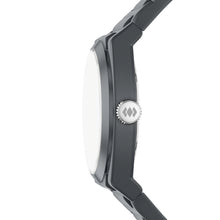 Load image into Gallery viewer, Everett Three-Hand Gray Silicone Watch
