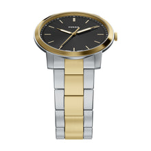 Load image into Gallery viewer, Minimalist Three-Hand Two-Tone Stainless Steel Watch
