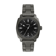 Load image into Gallery viewer, Machine 41mm Three-Hand Date Smoke Stainless Steel Watch
