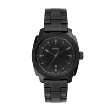 Load image into Gallery viewer, Machine 41mm Three-Hand Date Black Stainless Steel Watch
