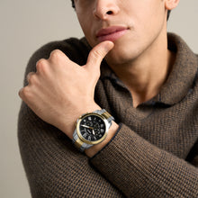 Load image into Gallery viewer, Grant Chronograph Two-Tone Stainless Steel Watch Set
