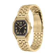 Load image into Gallery viewer, Harlow 33mm Three-Hand Gold-Tone Stainless Steel Watch
