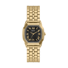 Load image into Gallery viewer, Harlow 33mm Three-Hand Gold-Tone Stainless Steel Watch
