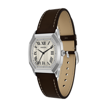 Load image into Gallery viewer, Harlow 33mm Three-Hand Brown Leather Watch
