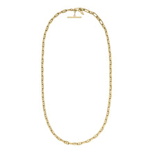 Load image into Gallery viewer, Heritage D-Link Gold-Tone Brass Anchor Chain Necklace
