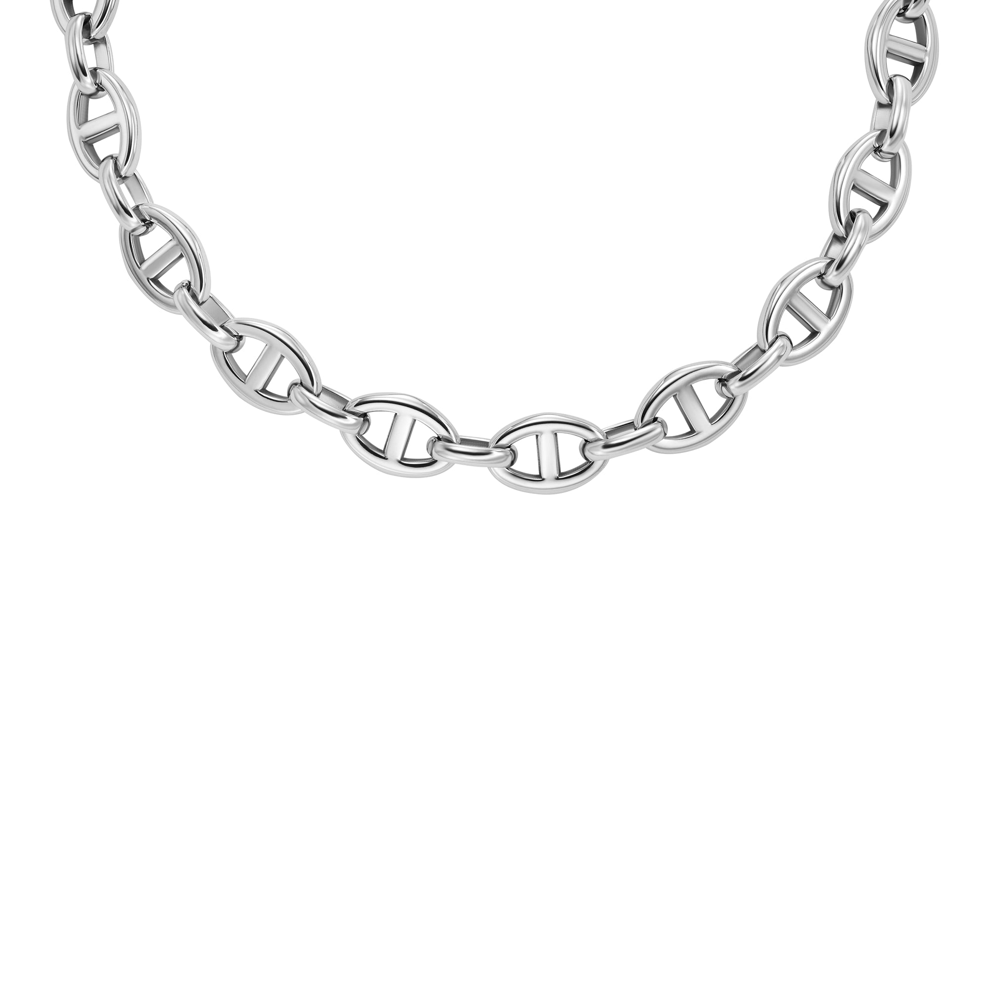 Fossil Heritage D-Link Stainless Steel Chain Necklace – Fossil Malaysia